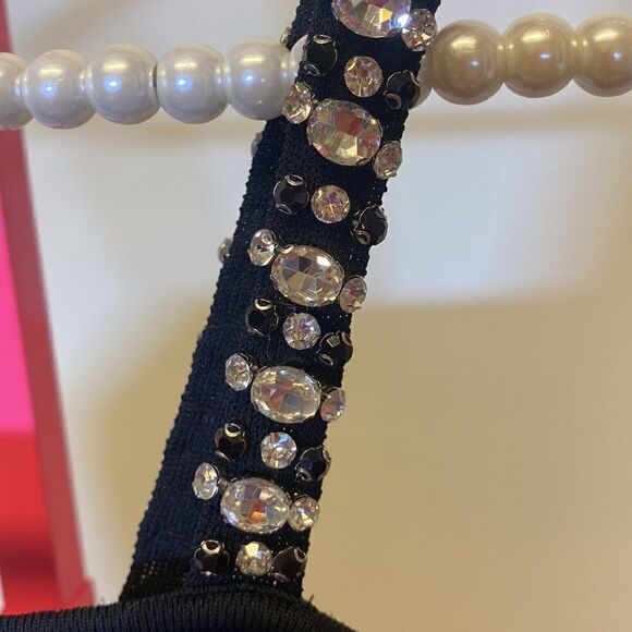 House of Harlow 1960 Drina Embellished Tank Top in Viscose-blend Knit - Picture 9 of 12